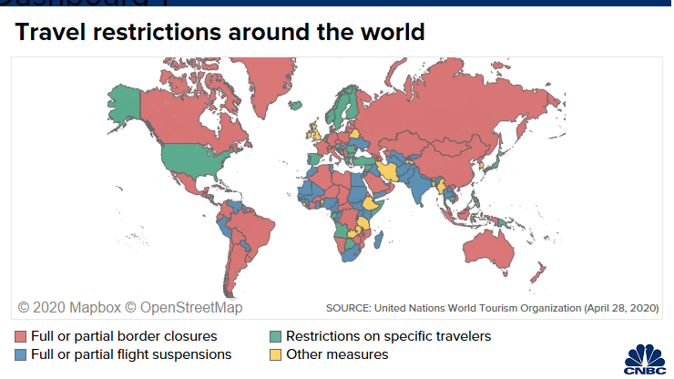 Travel Restrictions Map